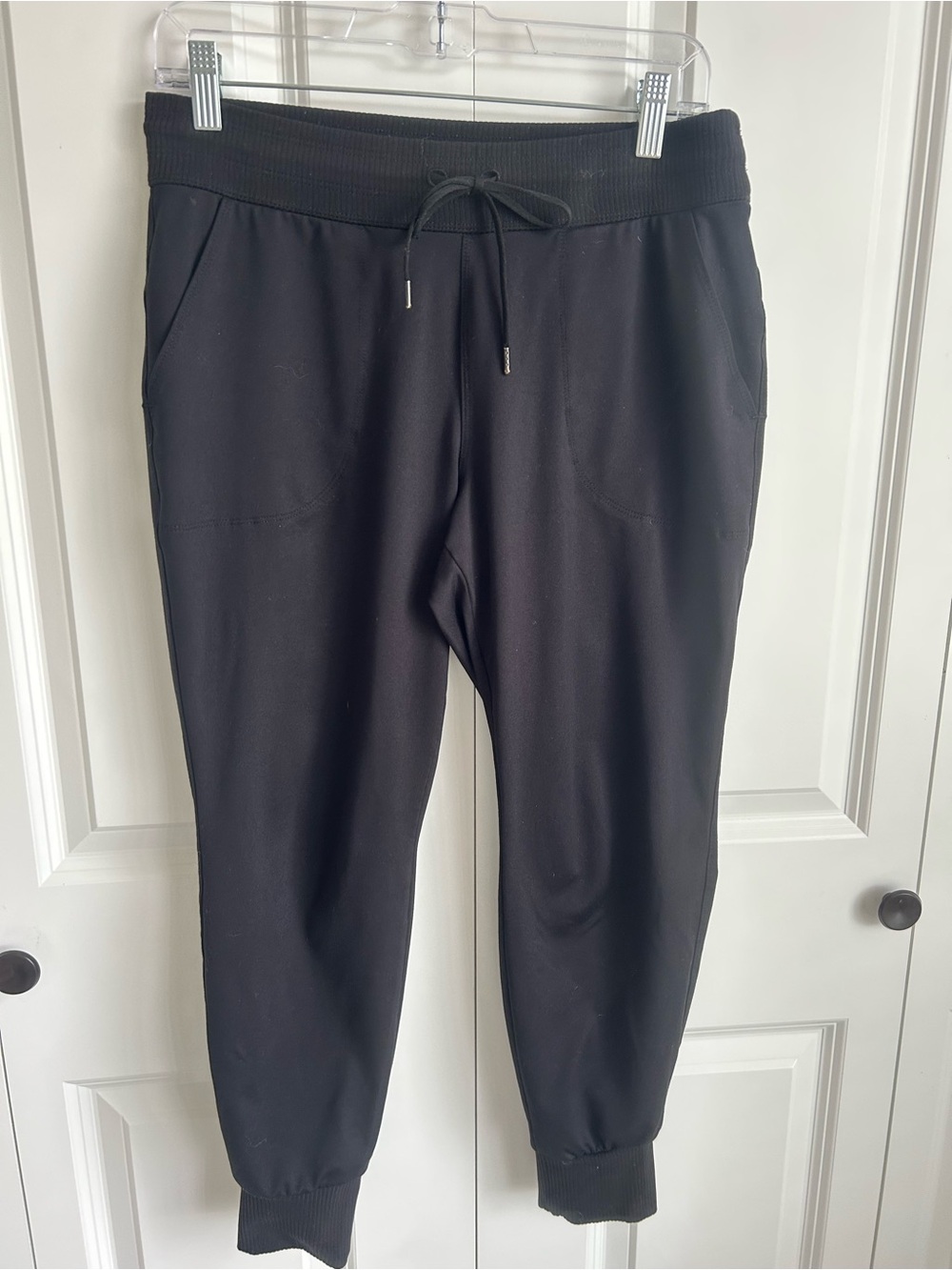 Athleta Women’s Black Jogger Pants with Drawstring Waist